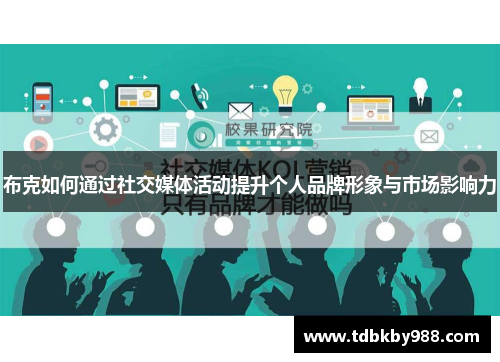 布克如何通过社交媒体活动提升个人品牌形象与市场影响力 布克如何通过社交媒体活动提升个人品牌形象与市场影响力